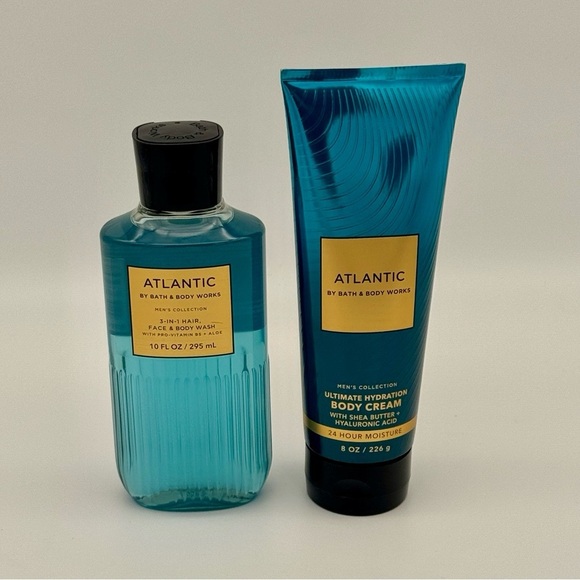 Bath and Body Works Atlantic Men’s Body Care Gift Set NWT - Picture 1 of 4